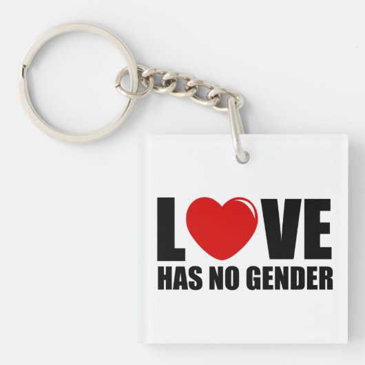 Liebe hat kein Geschlecht Schlüsselanhänger (Vorderseite)