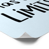 Liebe hat keine Grenzen Einhorn Poster (Ecke)