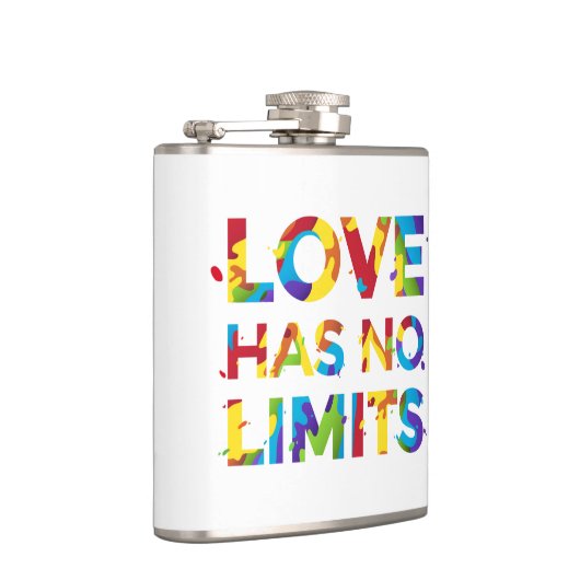 Liebe hat keine Grenzen Flachmann (Rechts)