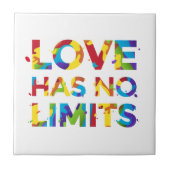 Liebe hat keine Grenzen Fliese (Vorderseite)