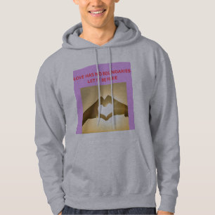 LIEBE HAT KEINE GRENZEN, LASST SIE FREI HOODIE