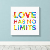 Liebe hat keine Grenzen Leinwanddruck (Insitu (Holzboden))