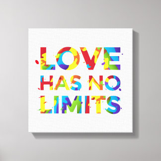 Liebe hat keine Grenzen Leinwanddruck