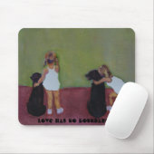 LIEBE HAT KEINE GRENZEN - Mausunterlage Mousepad (Mit Mouse)