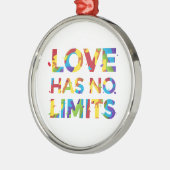 Liebe hat keine Grenzen Ornament Aus Metall (Links)