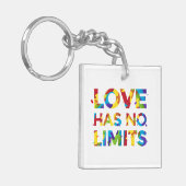 Liebe hat keine Grenzen Schlüsselanhänger (Vorderseite links)
