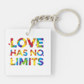Liebe hat keine Grenzen Schlüsselanhänger (Rückseite)