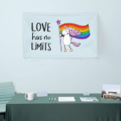 Liebe hat keine Grenzwerte für Unicorn Banner (Messeveranstaltung)