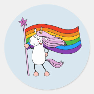 Liebe hat keine Grenzwerte für Unicorn Runder Aufkleber