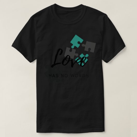 Liebe hat keine Worte T-Shirt (Design vorne)
