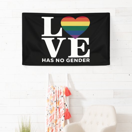 Liebe hat keinen LGBTQ-Rainbow-Pride-Monat Banner (Insitu)