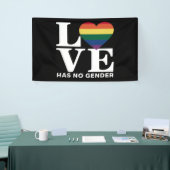 Liebe hat keinen LGBTQ-Rainbow-Pride-Monat Banner (Messeveranstaltung)