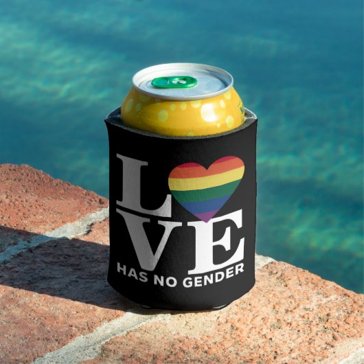 Liebe hat keinen LGBTQ-Rainbow-Pride-Monat Dosenkühler (In Situ Pool)