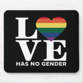 Liebe hat keinen LGBTQ-Rainbow-Pride-Monat Mousepad (Vorne)
