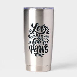 Liebe hat vier Pfoten Thermobecher