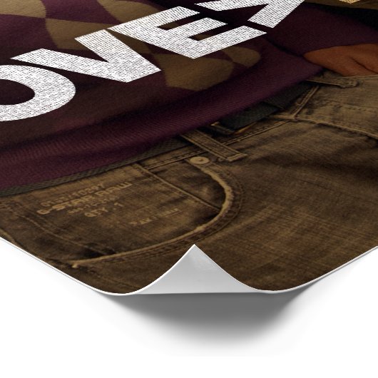 LIEBE > HATE Poster (Ecke)