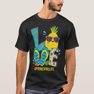 Liebe Hauptstadtleben Ananas Sommer Bye Schoo T-Shirt