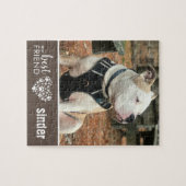 Liebe Haustier Hund Foto Personalisiert Puzzle (Horizontal)