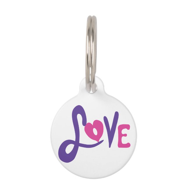 Liebe Haustiermarke (Vorderseite)