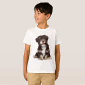 Liebe Havanese Puppy Dog Tee Shirt (Vorne ganz)