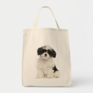 Liebe Havanese Welpe Hund Tote Tasche
