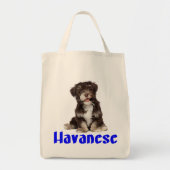 Liebe Havanese Welpe Hund Tote Tasche (Vorne)
