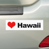 Liebe Hawaii Autoaufkleber (Auf Auto)