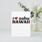 Liebe Hawaii Postkarte (Stehend Vorderseite)