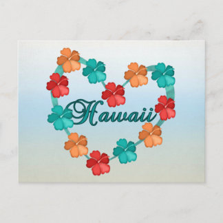 Liebe Hawaii Postkarte