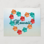 Liebe Hawaii Postkarte (Vorderseite)