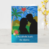 Liebe Hawaiian Dank an Boyfriend Karte (Gelbe Blume)