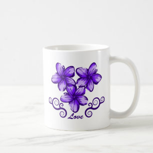 Liebe-HawaiiPlumeria Kaffeetasse