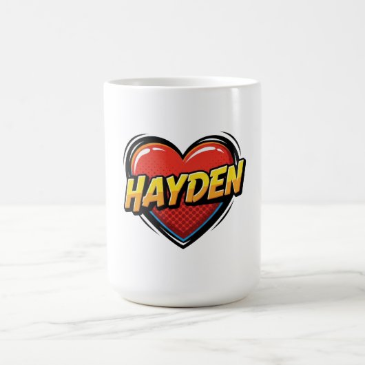 Liebe Hayden Kaffeetasse (Mittel)