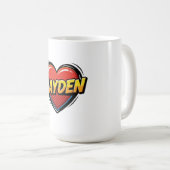 Liebe Hayden Kaffeetasse (VorderseiteRechts)