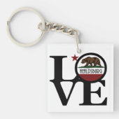 LIEBE Healdsburg California Schlüsselanhänger (Vorderseite)