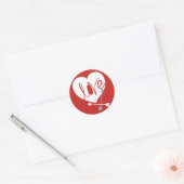 Liebe Heart Arrows Sticker (Umschlag)