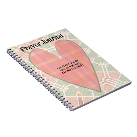 Liebe Heart Art Faith Journal Notizblock (Rechte Seite)