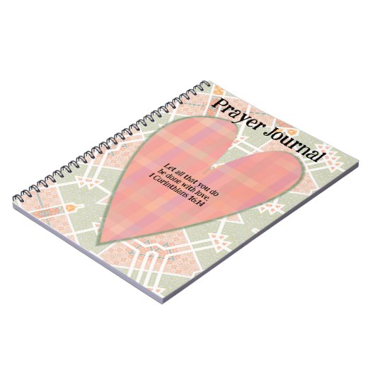 Liebe Heart Art Faith Journal Notizblock (Linke Seite)