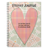 Liebe Heart Art Faith Journal Notizblock (Vorderseite)