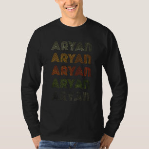 Liebe Heart Aryan Grungevintage Style Black Aryan T-Shirt