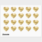 Liebe-Heart-Aufkleber mit Bow Herz-Aufkleber (Blatt)