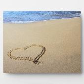 Liebe Heart Beach Fotoplatte (Vorderseite)