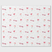 Liebe Heart Blume Packpapier (Flach)