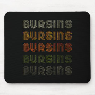 Liebe Heart Bursins T-Shirt Grunge Vintager Stil S Mousepad