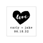 Liebe Heart Custom Wedding Briefmarke Gummistempel (Prägung)
