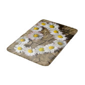 Liebe Heart Daisies Bath Mat Badematte (Schrägansicht)