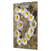 Liebe Heart Daisies Klemmbrett (Links)