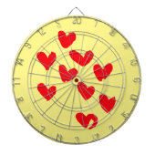 Liebe Heart Dartboard Dartscheibe (vorne)