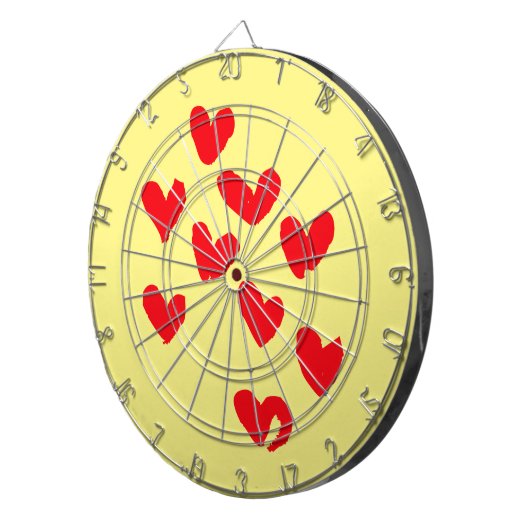 Liebe Heart Dartboard Dartscheibe (Vorderseite rechts)