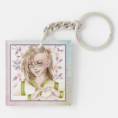 Liebe Heart Elf Schlüsselanhänger (Rückseite)